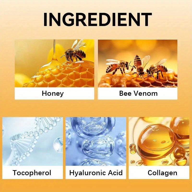 Bienenvenen Straffende & Lifting Creme Feuchtigkeitsspendende Formel mit Hyaluronsäure Retinol Kollagen Verbessert die Ausstrahlung, Spendet dem Gesicht tiefen Feuchtigkeit Hautpflege