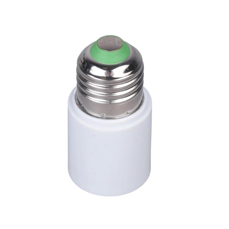 2Pieces E27 Lamp Socket Extenders Adapter 65Mm Length Lamp Holder Extension Plastic Texture for Home Office Studio Use