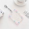 Creative 3 inch Photocard Holder Sparkling Stars Mini Idol Photo Holder Gift Acrylic Keychains