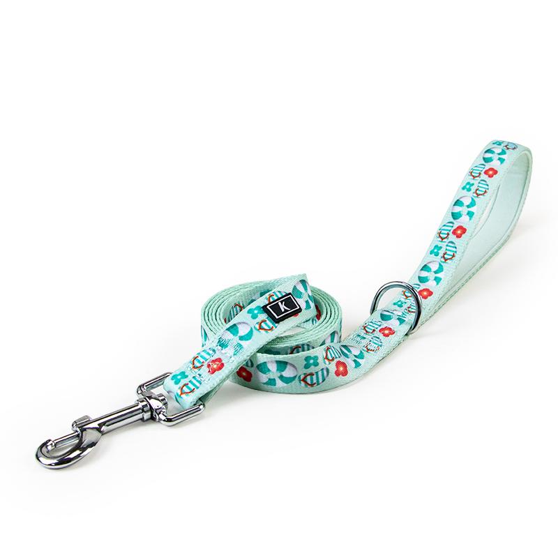 Floral Dog Leash Nylon Pattern Flower Print Adjustable Pet Leashes designed for Dogs Small Medium Large Puppy Practical Household Product