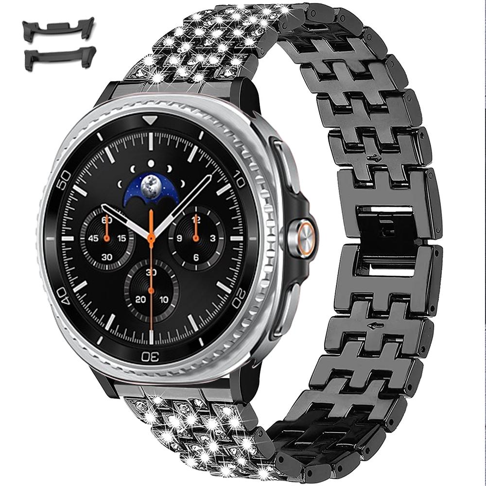 Diamond Band for Samsung Galaxy Watch 8 strap 40mm 44mm Sturdy stainless steel bracelet correa galaxy watch 8 classic 46mm belt