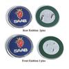 68mm Saab Auto-Motorhaubenemblem, Kofferraumdeckel- und Stoßstangenabzeichen, kompatibel mit Saab 93 und 95.