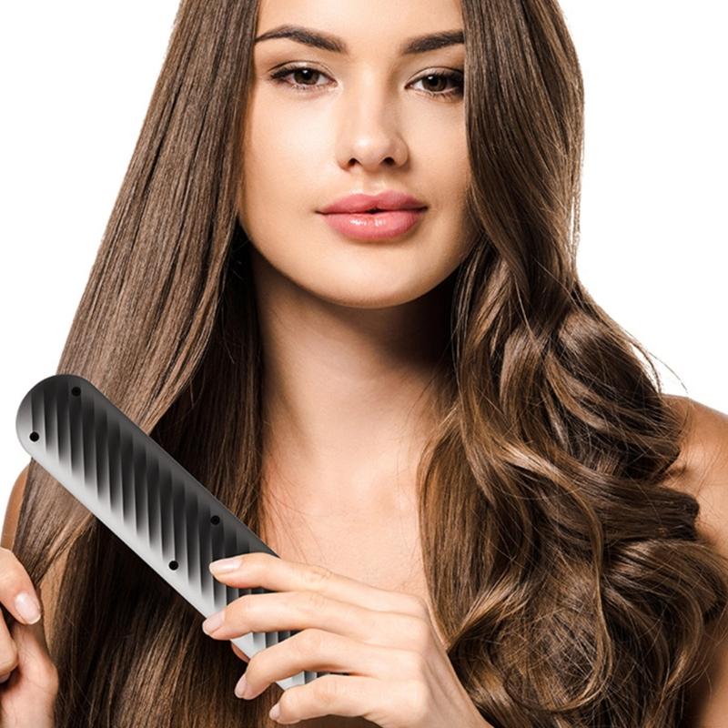 Ionic Charging Hair Styling Comb With Fast Heat Up ABS Materials Anti Burn Shield For Home And Travel Use