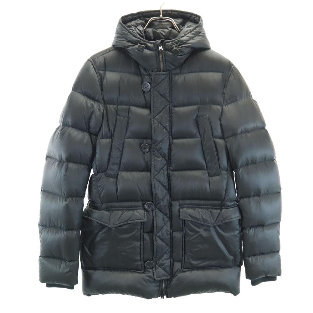 Herno Made In Romania Medium Goose Down Jacket 44 Green Hoodie Men's Used