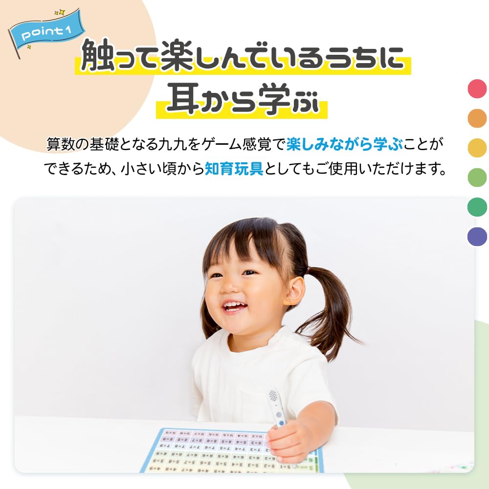 [Grid Mark] Otodel Pen  Otodel Multiplication Table Set (Multiplication Table, Math Set, 99, Study Goods, Elementary School Students, Calculation,