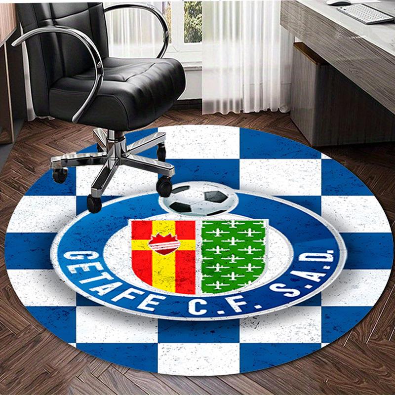 1 pezzo Squadra di Calcio (74) Tappeto Rotondo Stampato per Camera da Letto Soggiorno Decorazione per la Casa Tappeti Tappetino Tappetino Antiscivolo Tappeto per Comodino
