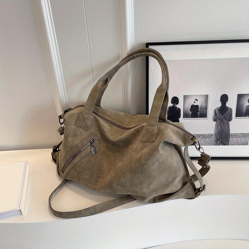 Leichte Vintage-Handtasche, Reisetasche mit großem Fassungsvermögen, Reisetasche für Geschäftsreisen, Umhängetasche für Outdoor-Sport, Schwimmen und Fitness