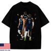 Stephen Curry Lebron James Kevin Durant BIG 3 USA World Champ Custom Graphic Tee Unisex T-Shirt