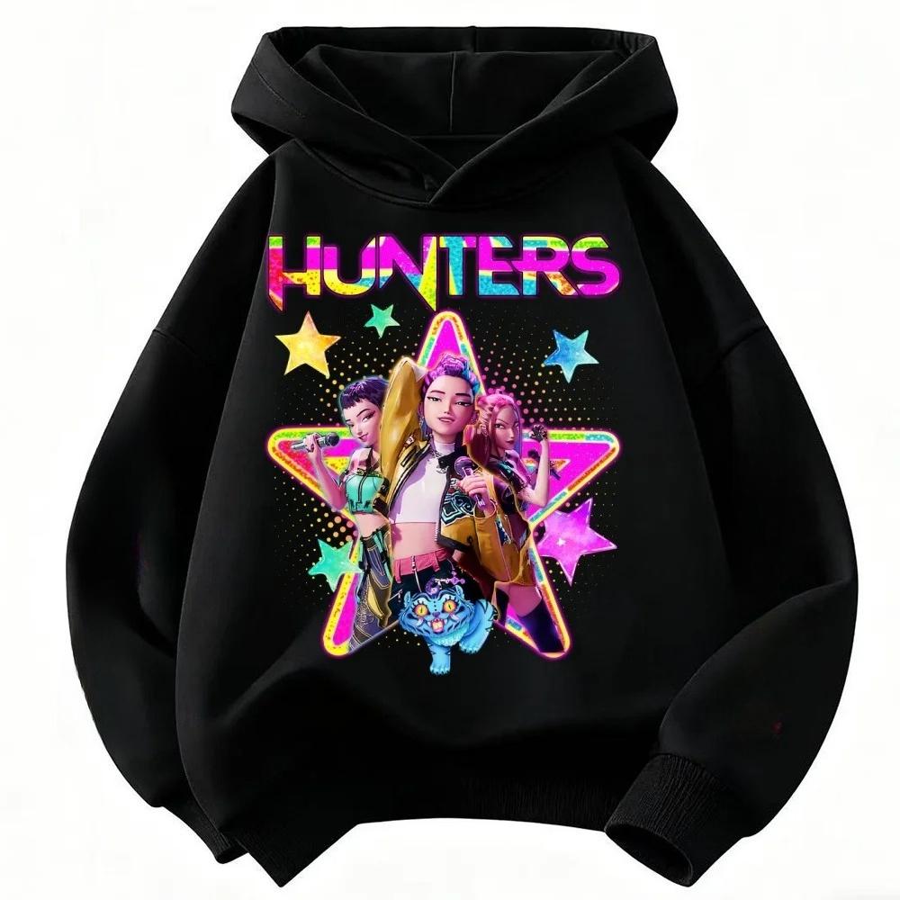 Hoodies & Sweatshirts (Kinder Unisex) Koreanischer KPop Dämonenjäger Kinderpullover Kinderkleidung Winter Warm Kinder Hoodie Sweatshirt