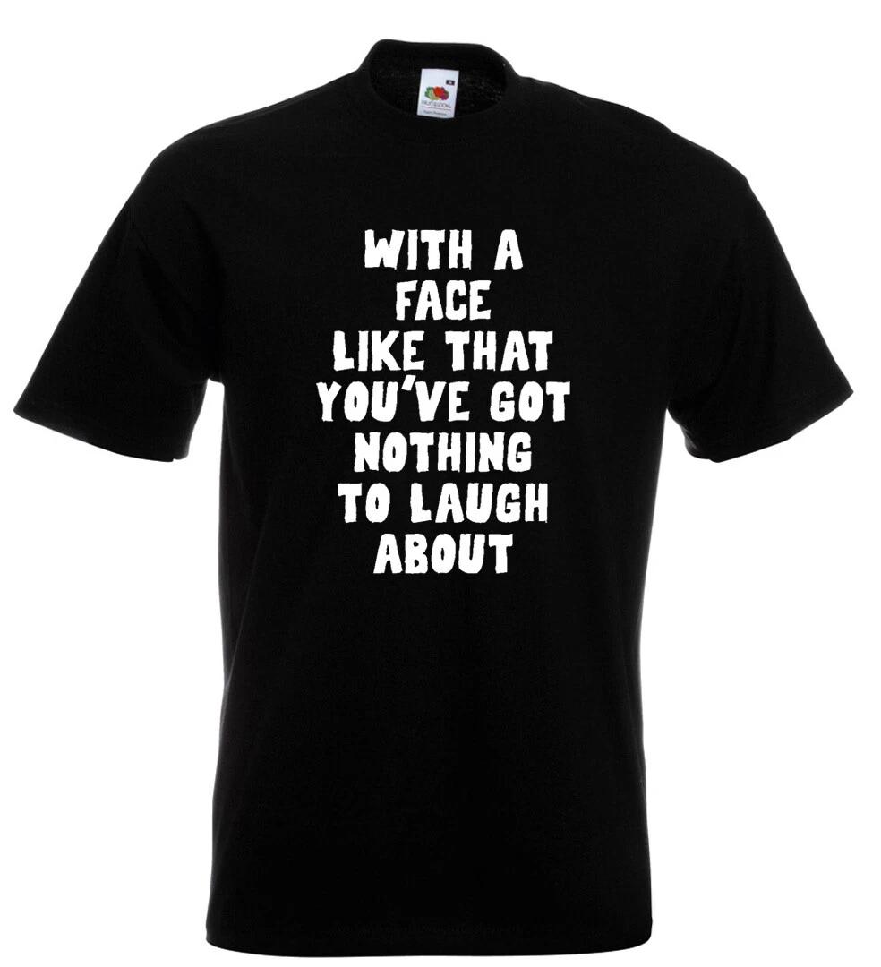 

Rod Stewart Faces T Shirt Ronnie Wood With A Face Like That You ve Got Nothing.. L