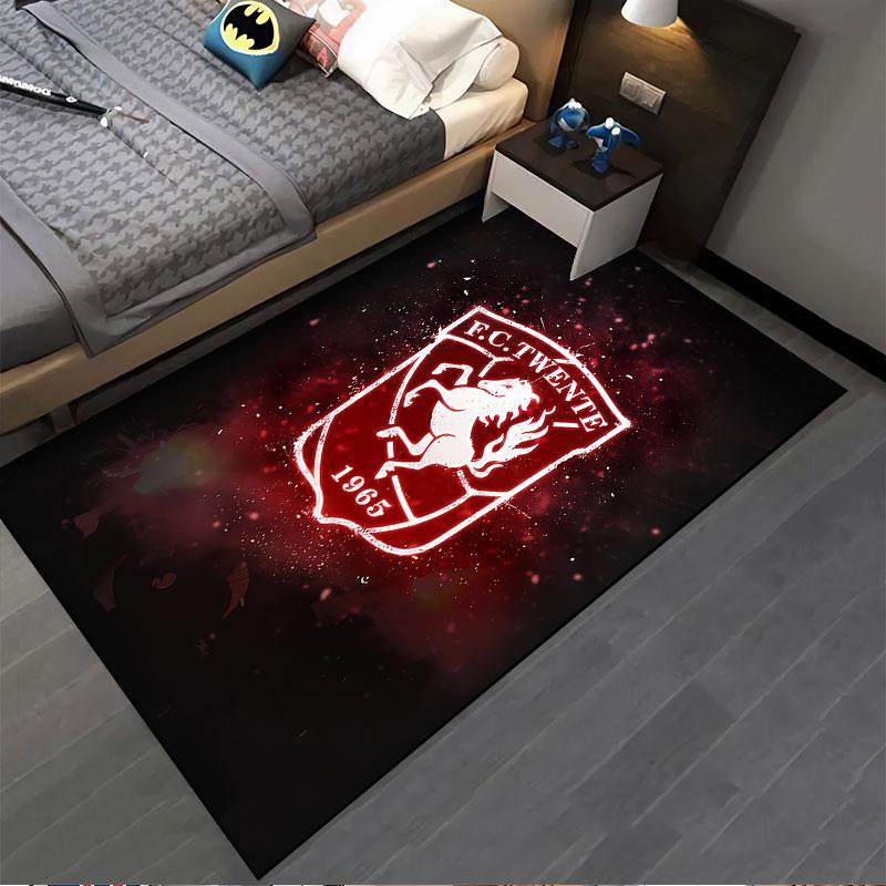 FC Twente Logo Carpet Design suitable as a non-slip mat for the living room or bedroom sofa