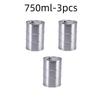 1Pc 25oz Water Bottle Drums Whisky  Portable Stainless Steel Hip Flask