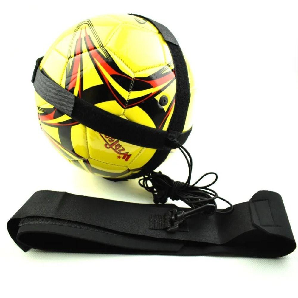 Adjustable Soccer Ball Juggle Bags Elastic Belt Football Kick Trainer Kids Adults