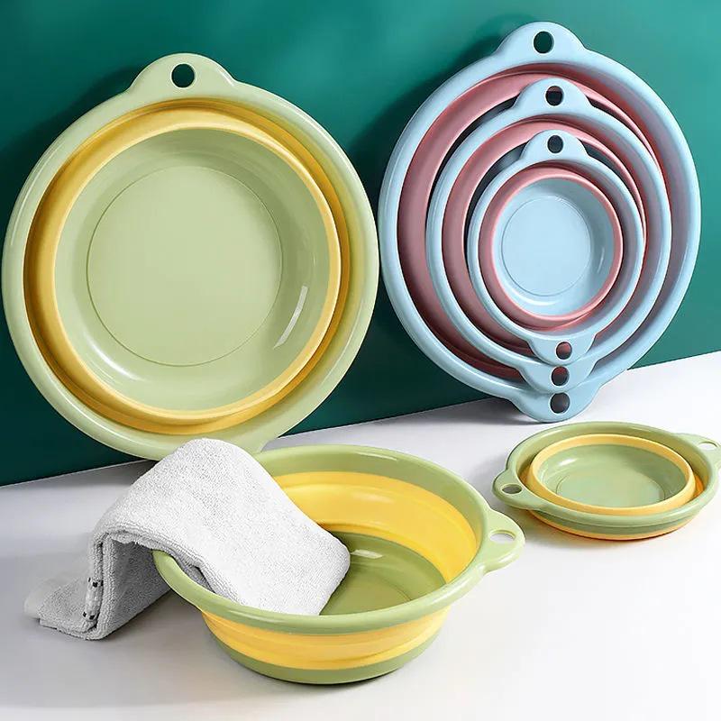 Portable Folding Washbasin for Dorms, Baby, Travel & Laundry