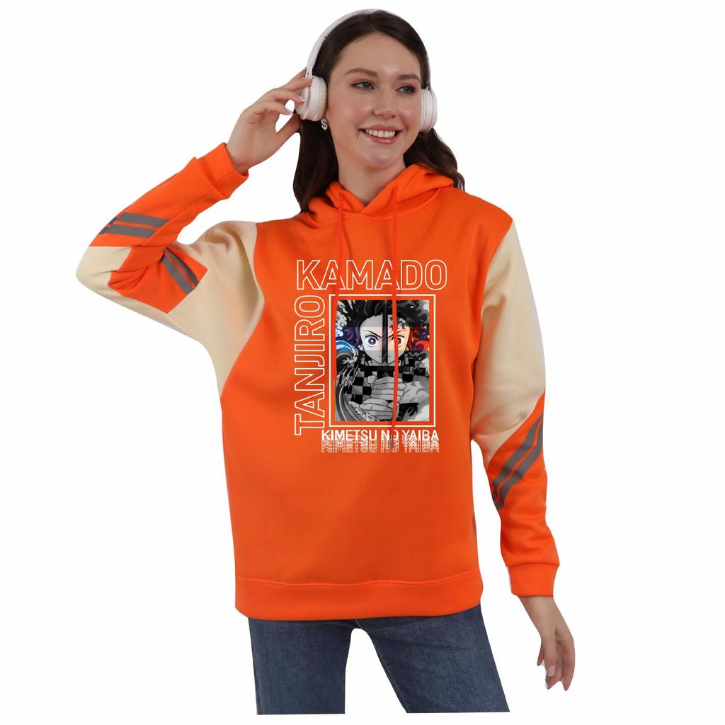 Demon Slayer Anime Mode Lässiges Kapuzensweatshirt für Männer und Frauen