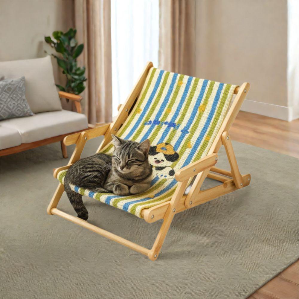 Sisal Pet Sofa Bed Foldable Cat Scratch Board Cat Toys Cat Rocking Chair  Sleeping