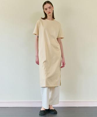 Kamino Summer Slit Dress Cream