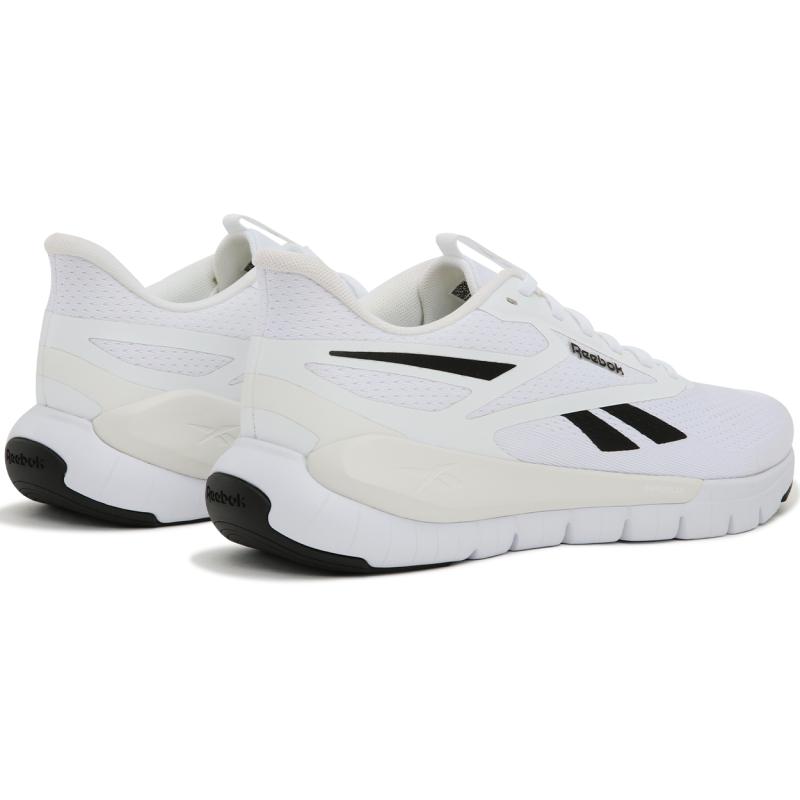 Reebok Low Top Running Shoes Unisex White Black Sneakers 100210148