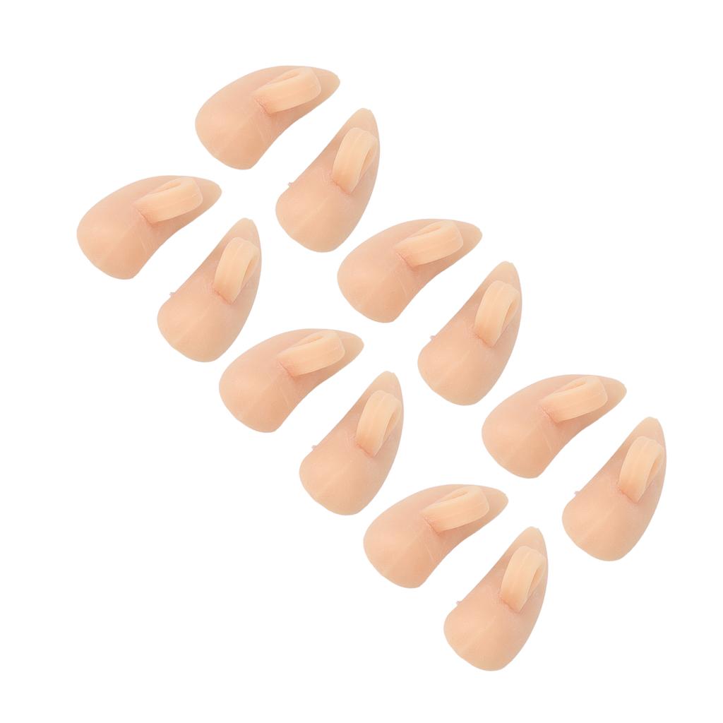 10 Pair Hammer Toe Straightener Relieve Foot Pressure Flexible Silicone Improve Stability for Foot