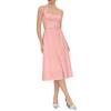 Trendy Women's Square Neck Spaghetti Strap Cami Dress - Sleeveless Color Fitted Waist Summer Casual Dress for Women 20