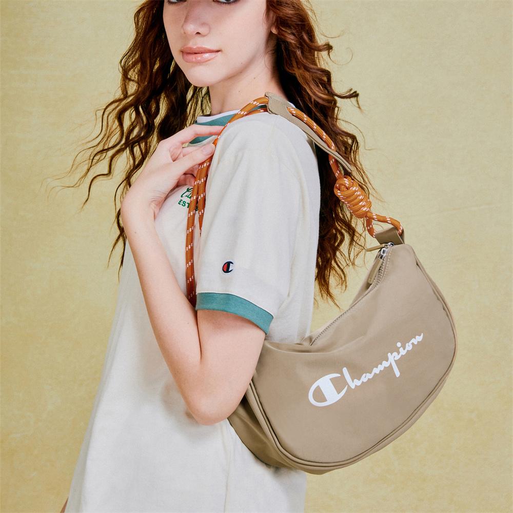 New Champion Fabric Shoulder Bag Regular Unisex Black/Khaki/Navy Blue U4CACPU60