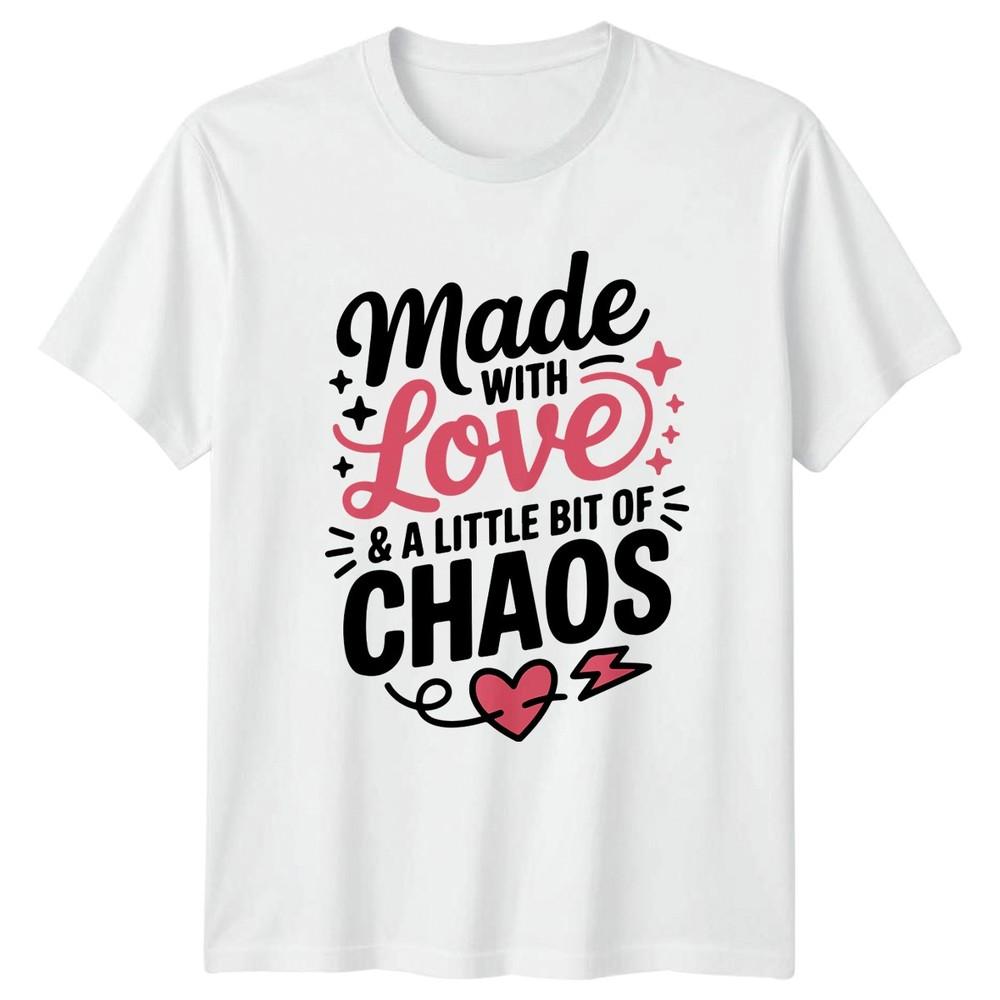 Made With Love A Unisexs TShirt Motherhood Family Birthday Gift For Her S