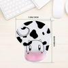 Mouse Pad Ergonomic Mouse Pad Wrist Protection Elastic Gel Wrist Rest$ Anti-slip Rubber Base Mouse Pad With Wrist Support$ Cartoon Mouse Pad Wrist Sup