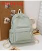 Fashionable Outdoor Ladies Backpack With Alphabet Decoration And Solid Color Design For Commuting
