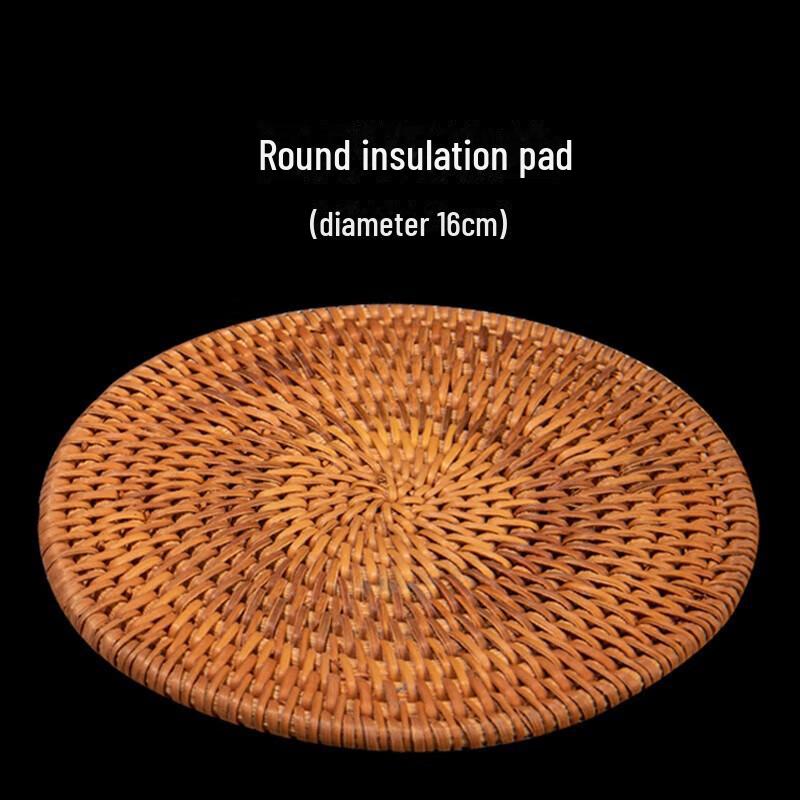 Handmade Vietnamese Rattan Tea Coasters and Placemats for Tea Ceremony