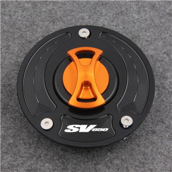 Keyless Motorcycle Fuel Gas Tank Cap Cover For SUZUKI SV 650 SV650/SV650S 2003-2013 2005 2006 2007 2008 2009 2010 2011