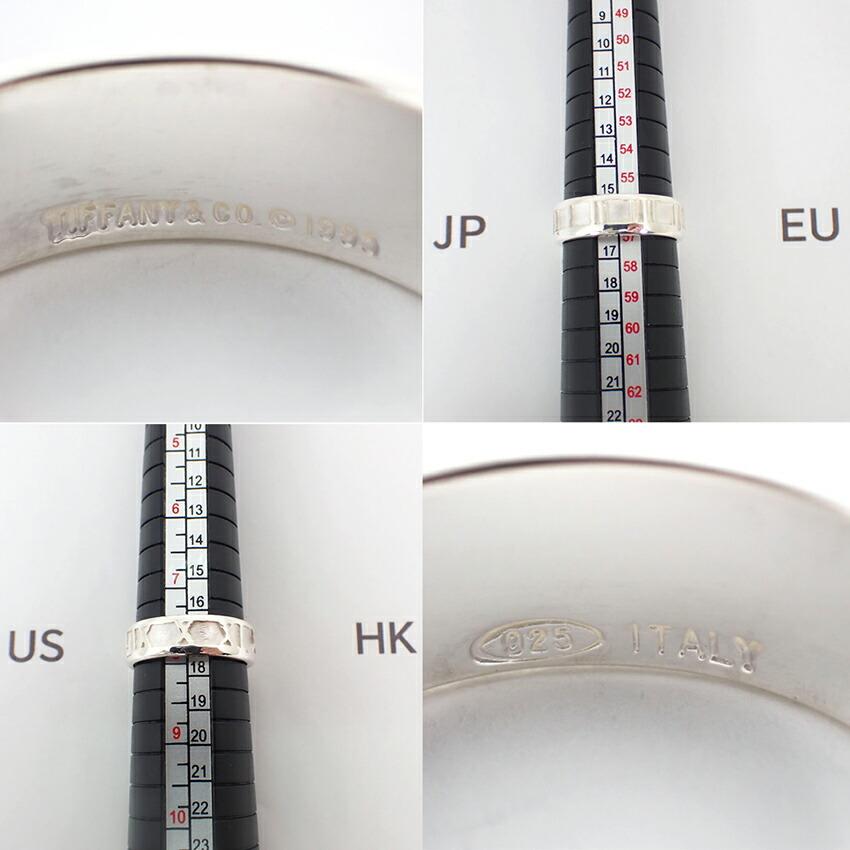 [Used] TIFFANY/Tiffany 925 Atlas Ring / Size 16 / J47-6