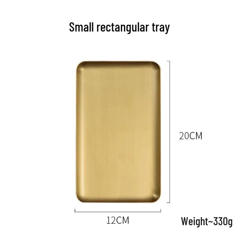 

Luxurious Square Brass Storage Tray for Coffee Table