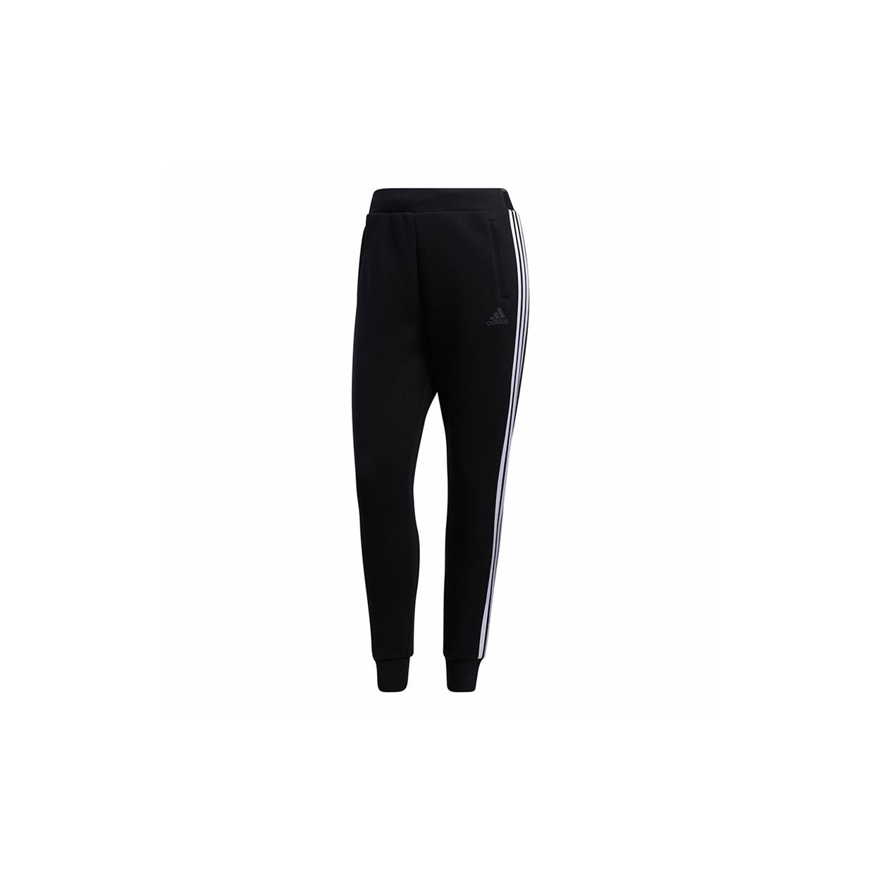 (WMNS) adidas Must Haves Pants Asia Sizing Black White Women s GM1445 XL