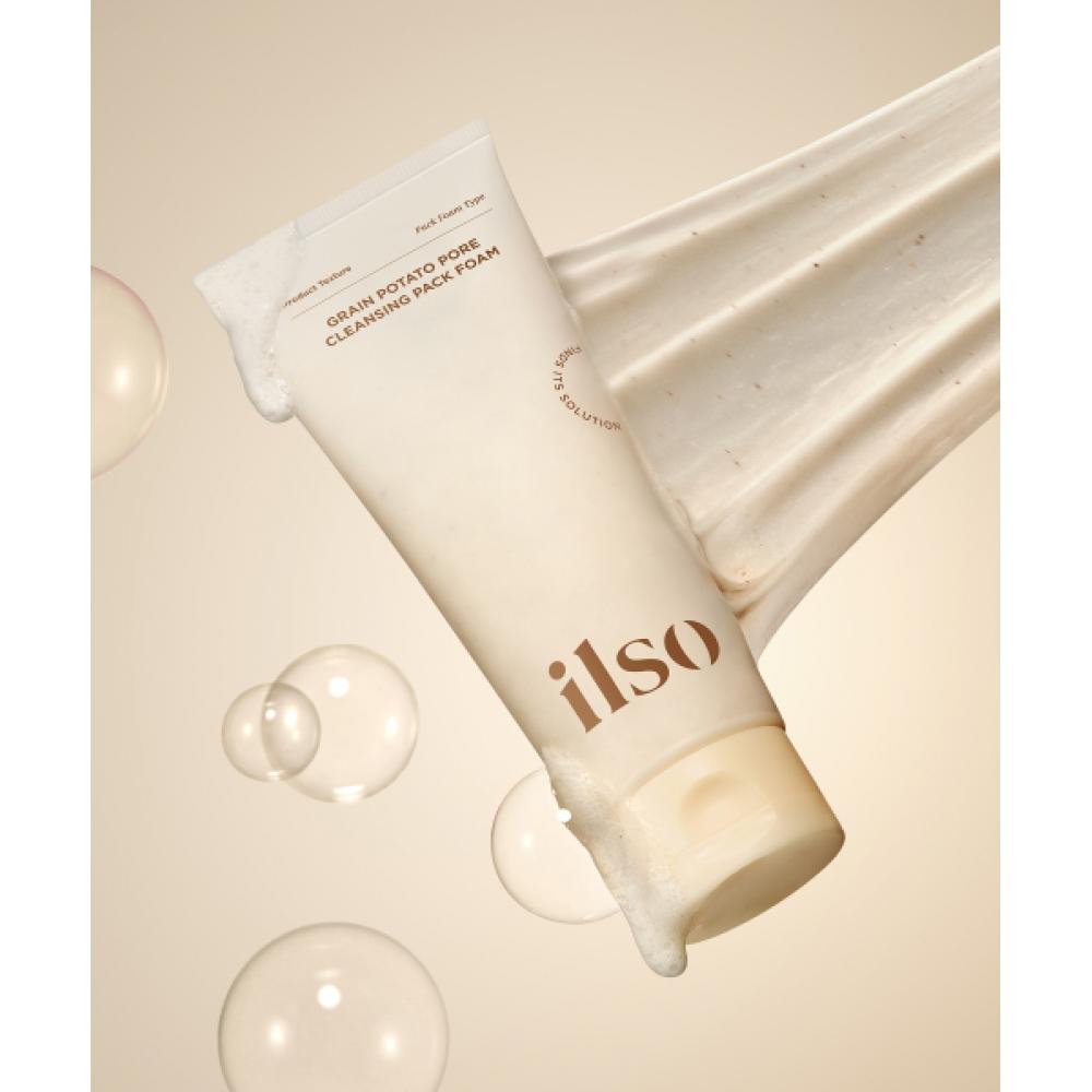 Ilso Grain Potato Pore Cleansing Pack Foam + Relaxing Hair Band