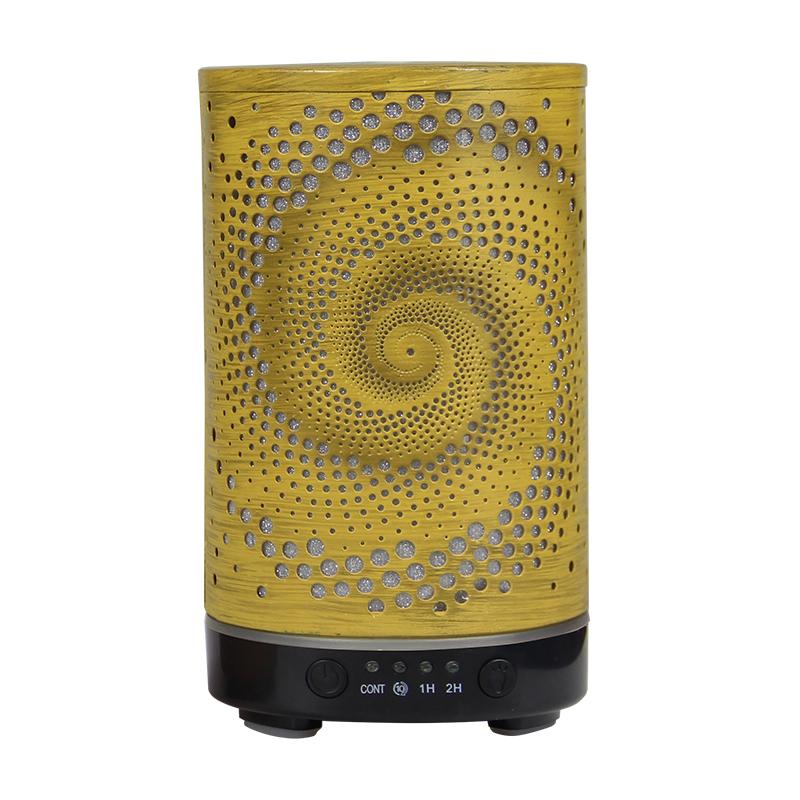New Aroma Diffuser Air Humidifier Ultrasonic Cool Mist Maker Fogger LED Essential Oil Hollow Pattern Lamp Difusor Auto Shut-off