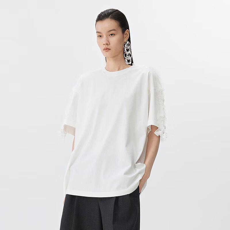 JNBY Spring 25 Round Neck Short Sleeve T-Shirt