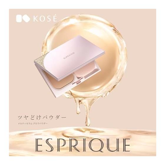 ESPRIQUE Melty Serum Glow Powder (Refill) OC-405 Ocher 9g Refill SPF26/PA++ Hyaluronic Acid Blue Light Cut Pore Gloss Unscented