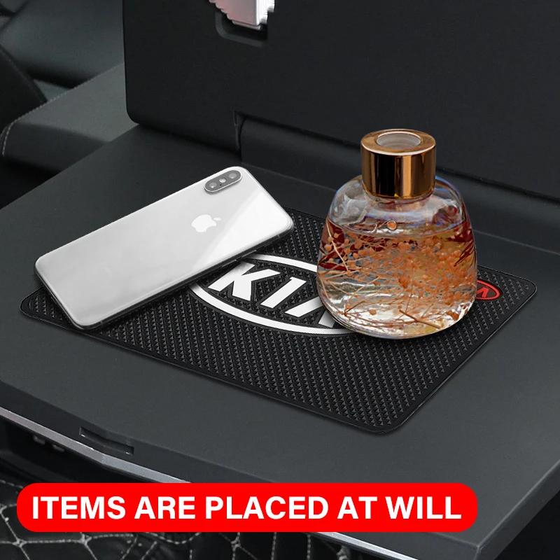 2026 Hot Car Sticker 1Pcs Car Anti Slip Mat Phone Holder Non-Slip Pad Car Accessories For KIA Rio Ceed Sportage Sorento K2 K3 K4