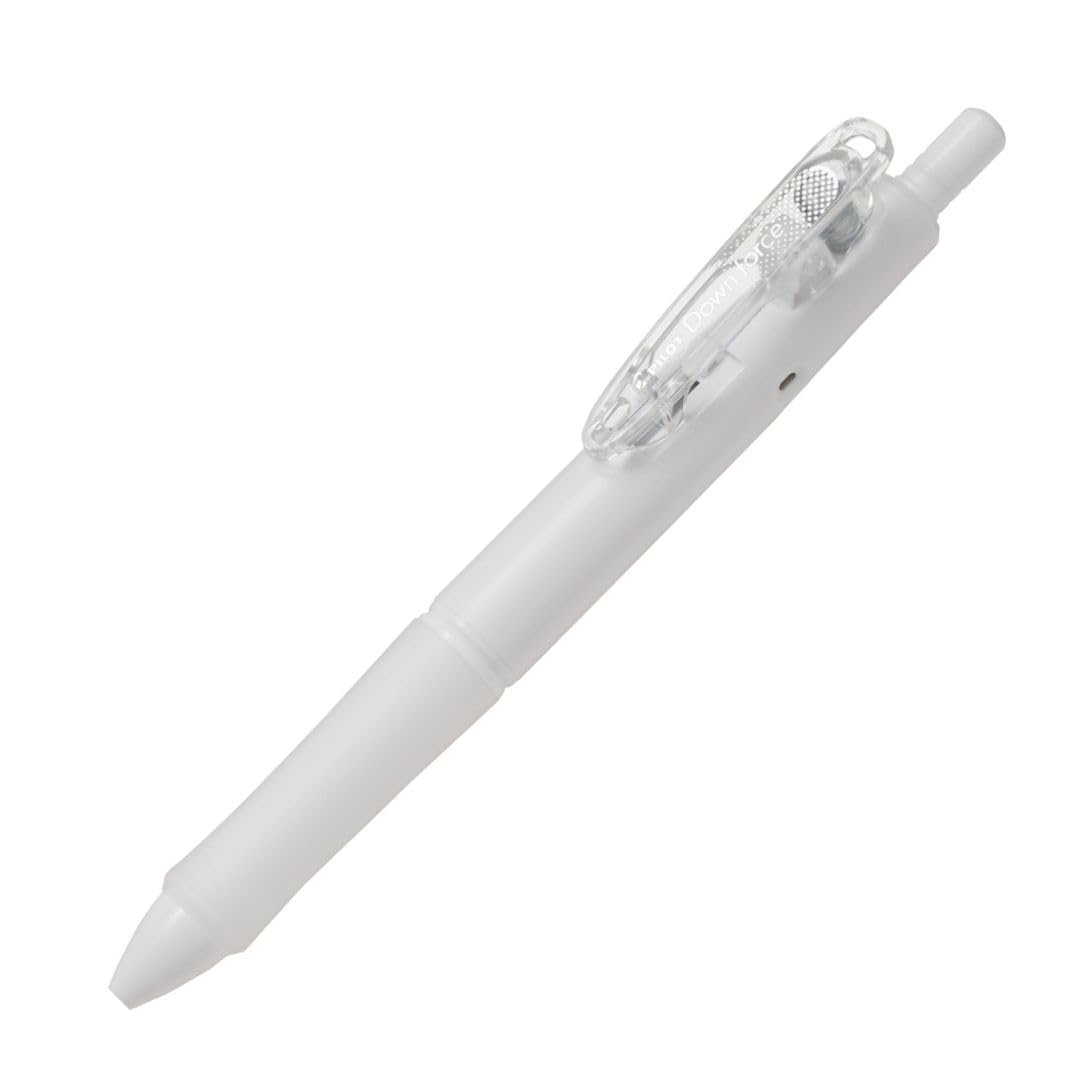 Шариковая ручка Pilot Downforce R с нажимным механизмом BDWR40FW 0,7 мм, Белая, белый