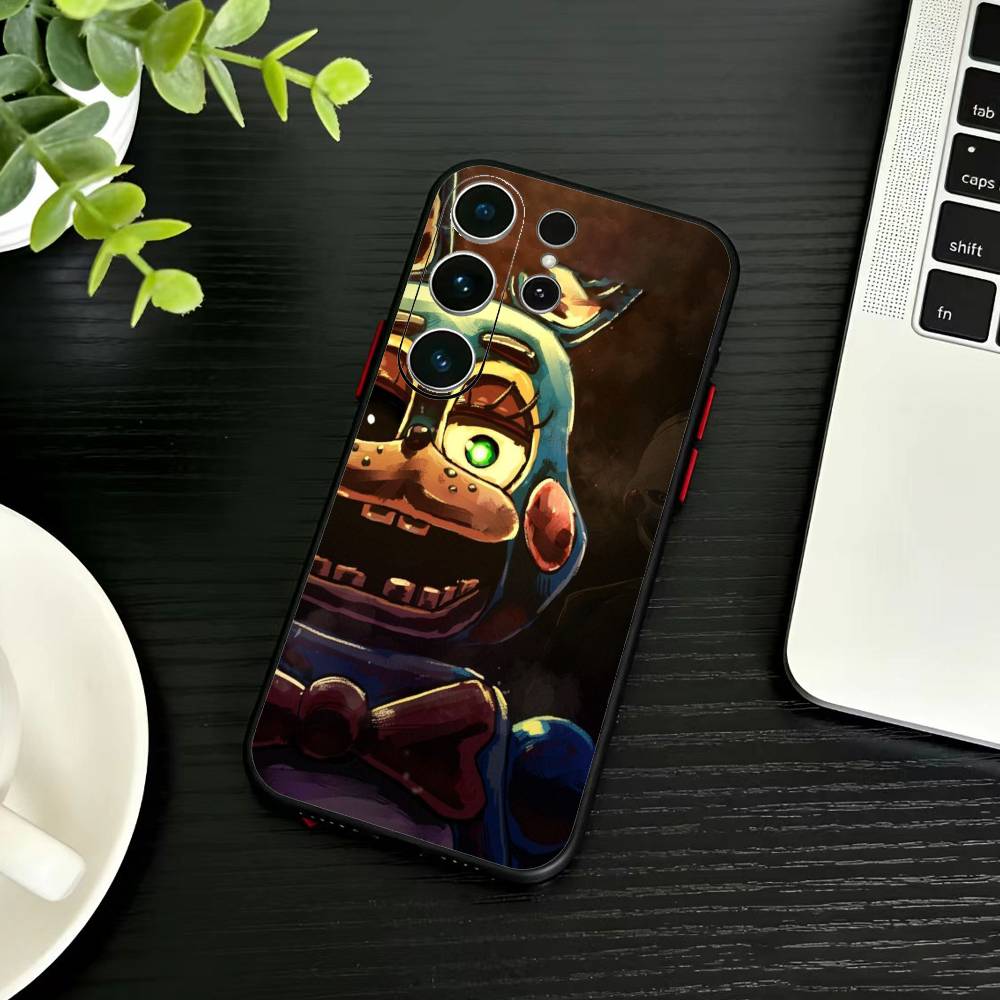 

Five Nights at Freddy s Phone Case For Samsung S26,S25,S24,S23,S22,S21,S20,S30,Ultra,Plus,Fe,Note,5G Black Cover Samsung S225G