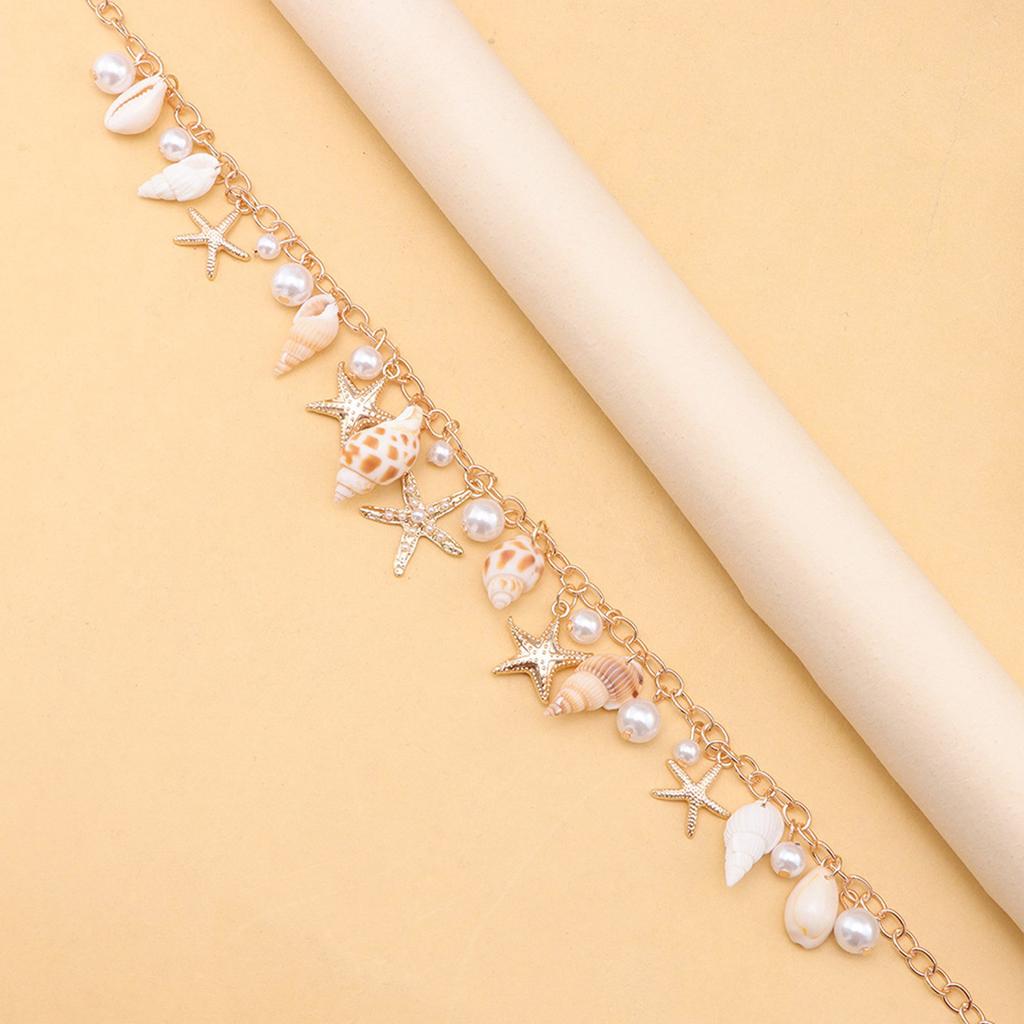 Multifuntional Shell Pendant Necklace Beaded Necklace Fashionable Clavicle Chain Necklace Perfect for Various Occasion