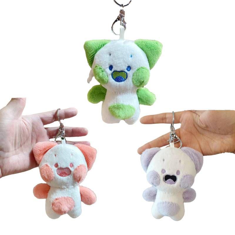 Adorable 4.7in Dudu Cat Plush Toy Keychain Decoration
