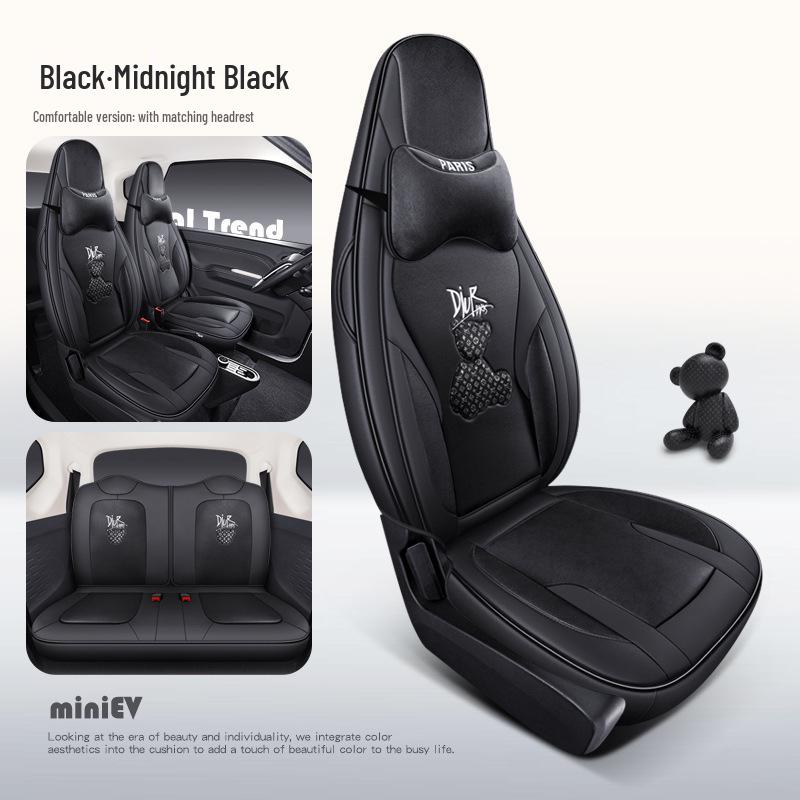 Anwendbares Wuling Hongguang MINIEV Technologie Bär Cartoon Autositzkissen für alle Jahreszeiten