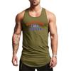 Do The Work  Summer Running Basketball Bodybuilding Fitness Cotton Breathable O-neck Printed Workout Gym Sports Mens Vest