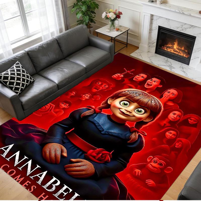 Crystal Velvet Rug Soft Non Slip Indoor Floor Mat Home DecorThe Conjuring Annabelle
