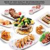 Steel Air Fryer Wire Rack  Nonstick Air Fryer Tray Steamer Roasting Kit Reusable Cooking Tools Accessories for Air Fryer Cooking