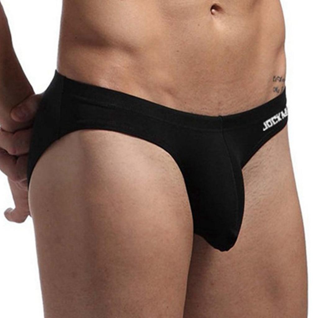 Slips JOCKMAIL Baumwolle Niedrige Taille Sport Atmungsaktiv Komfort Großer Hodensack Alltags-Herren-Slips Unterwäsche