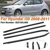4pcs/set Black Car Door Window Glass Weatherstrip Trim For Hyundai I30 2008-2011 822102L000 Waterproof Pressure Sealing Strip