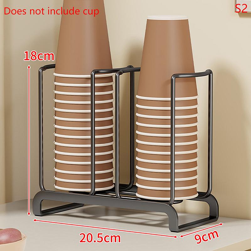 

Кухонный держатель для бумажных стаканчиков, одноразовые стаканчики, многофункциональный настольный держатель для хранения стаканчиков, бытовой держатель для кофейных стаканчиков для дома