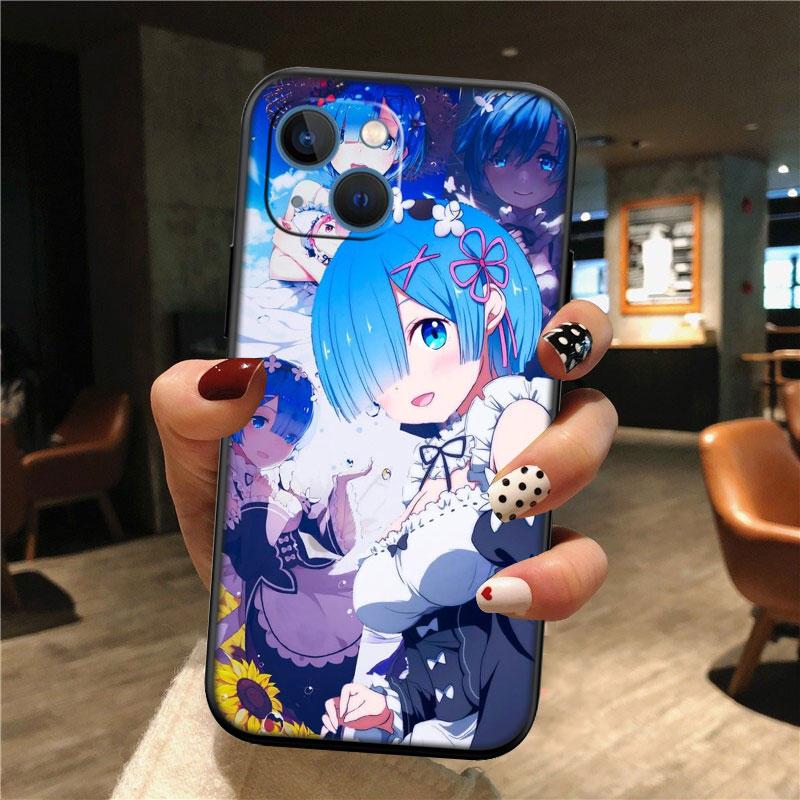 Re Zero Emilia Ram Rem New High-End Shell Phone Case for Redmi Note 13 14 Pro+ Plus A3 A3X 13X 13C 13R 14S 14C 14R
